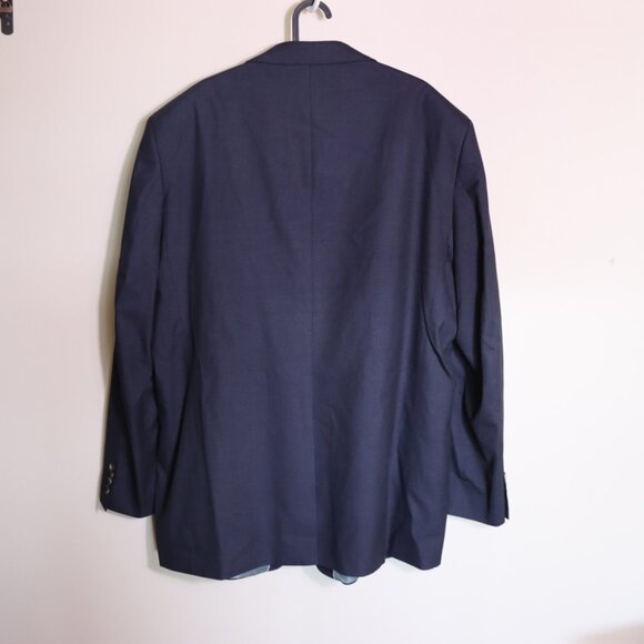JM Haggar Men's suit jacket, classic fit, dark navy, new and unused, size 50L - Picture 3 of 11